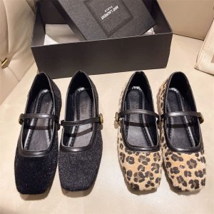 Mocassin ballerine avec boucle fine