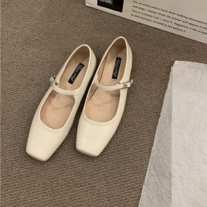 Mocassin Mary Jane à bout carré