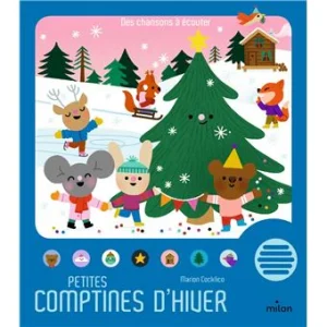 LIVRE sonore PETITES COMPTINES d'HIVER