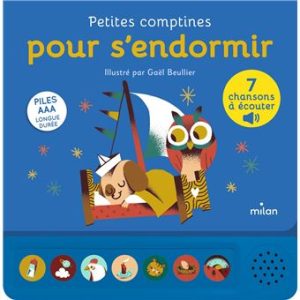 Livre sonore PETITE COMPTINES POUR S'ENDORMIR