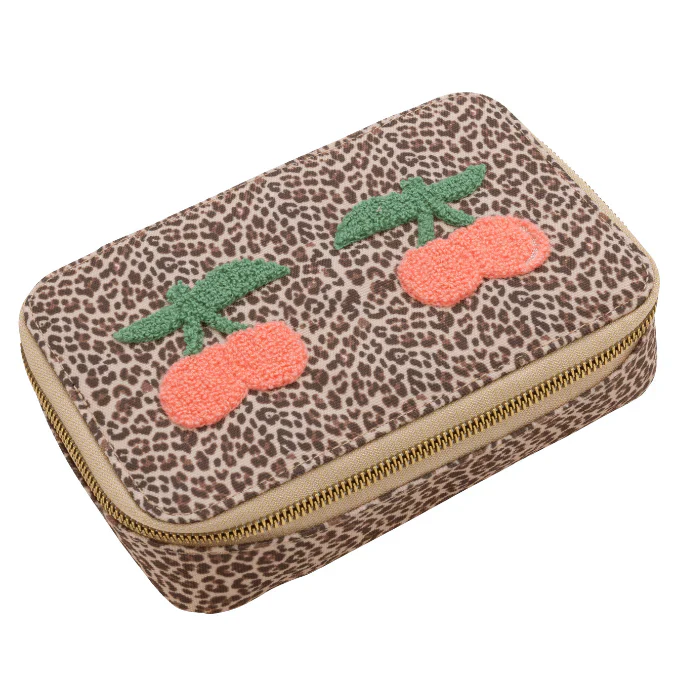 Trousse remplie Jeune premier – Modèle Leopard Cherry