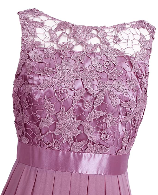 Robe de Cérémonie Cintrée et Brodée de Fleurs – Image 4