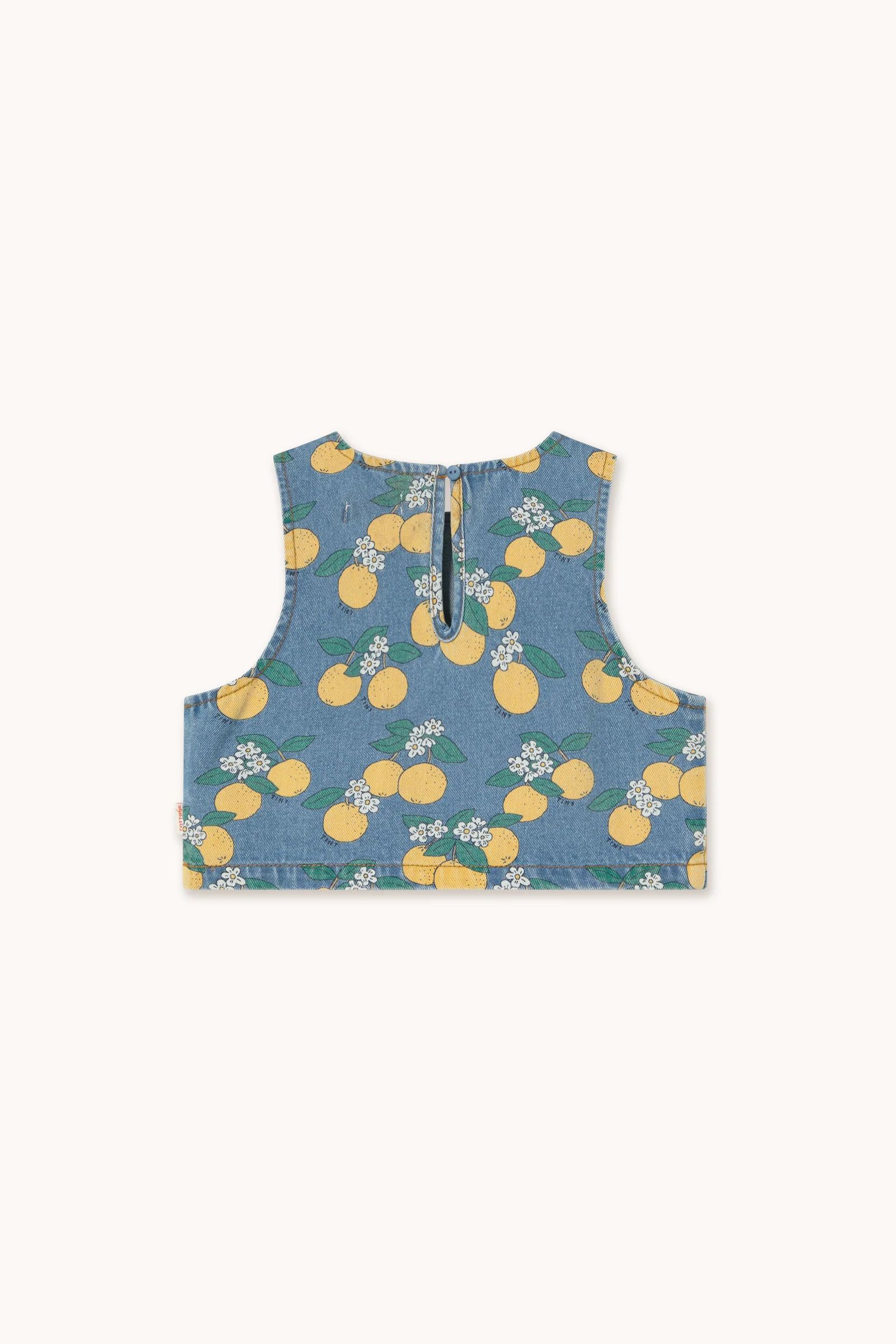 Haut sans Manches à Imprimé Oranges – Image 4