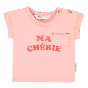 T-shirt Bébé Rose Clair MA CHÉRIE