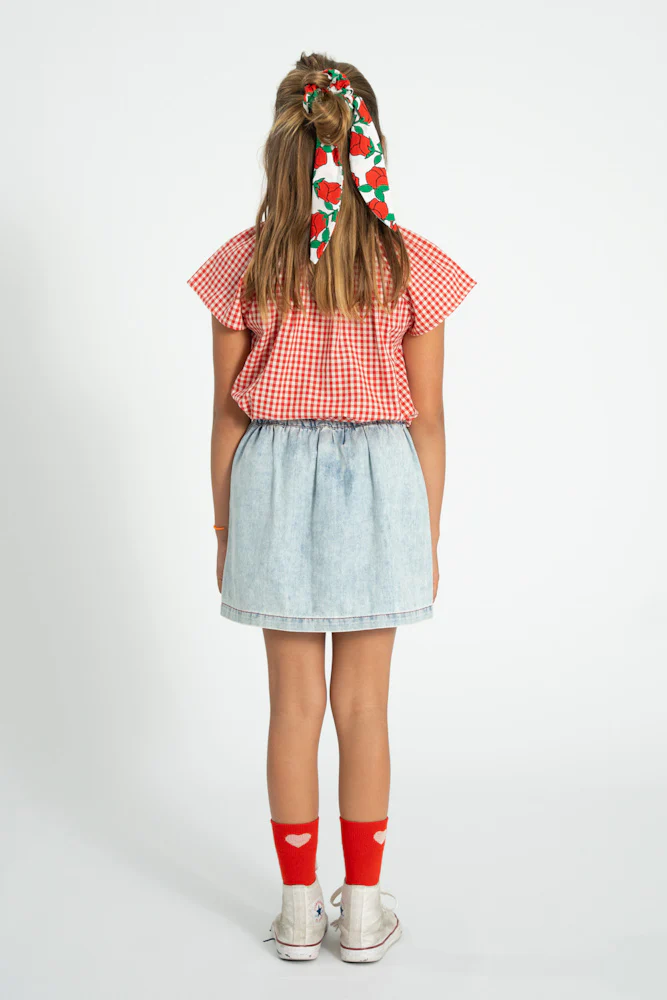 Jupe en jeans Courte Bleu Clair – Image 4