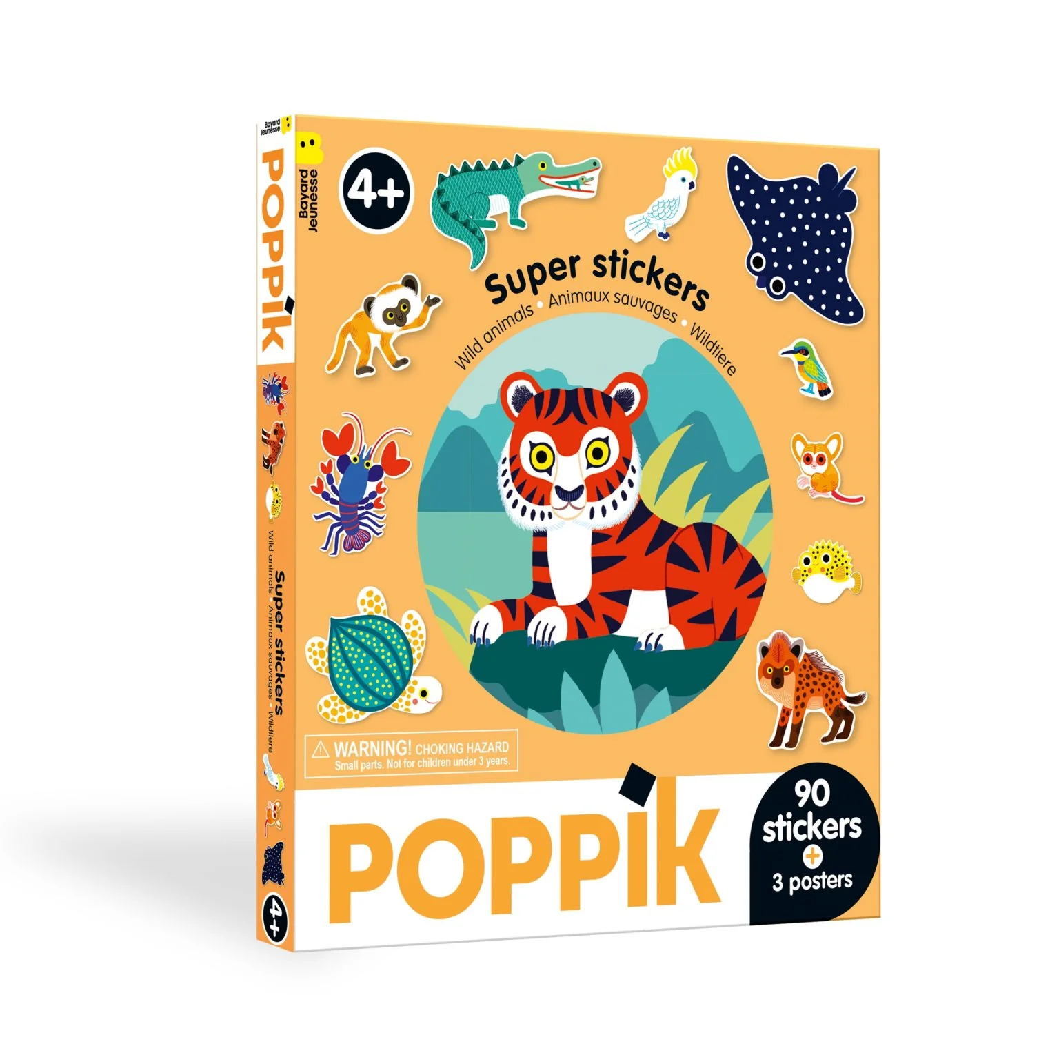 BOX 3 posters + 90 stickers ANIMAUX SAUVAGES – Image 2