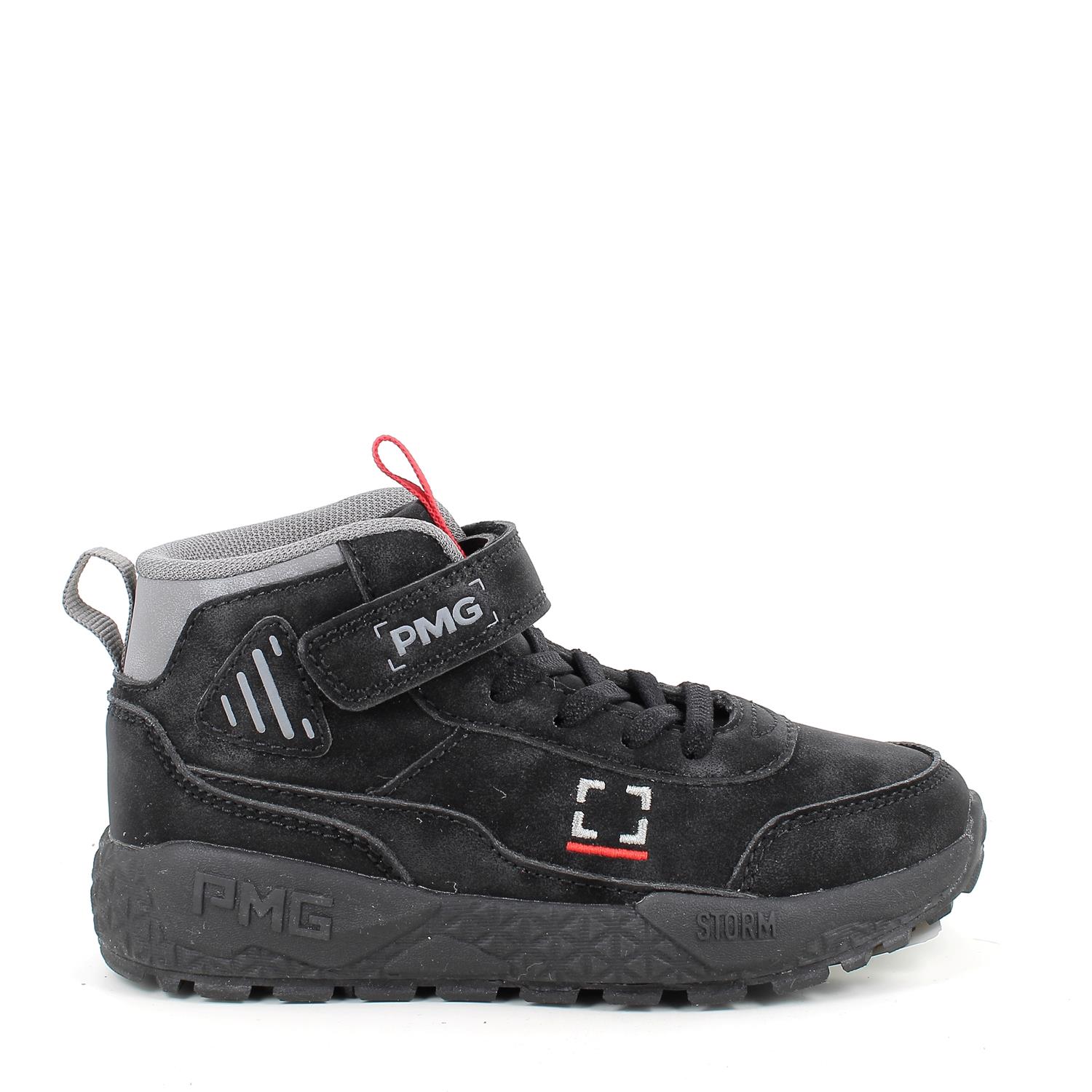 Sneaker pour garçon noir avec velcro – Image 3