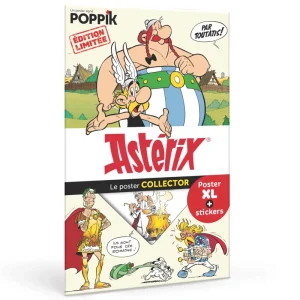 POSTER PÉDAGOGIQUE + 44 STICKERS ASTERIX