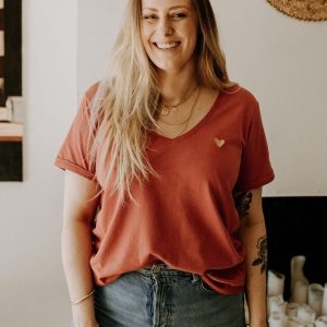 Heart of gold – T-shirt allaitement