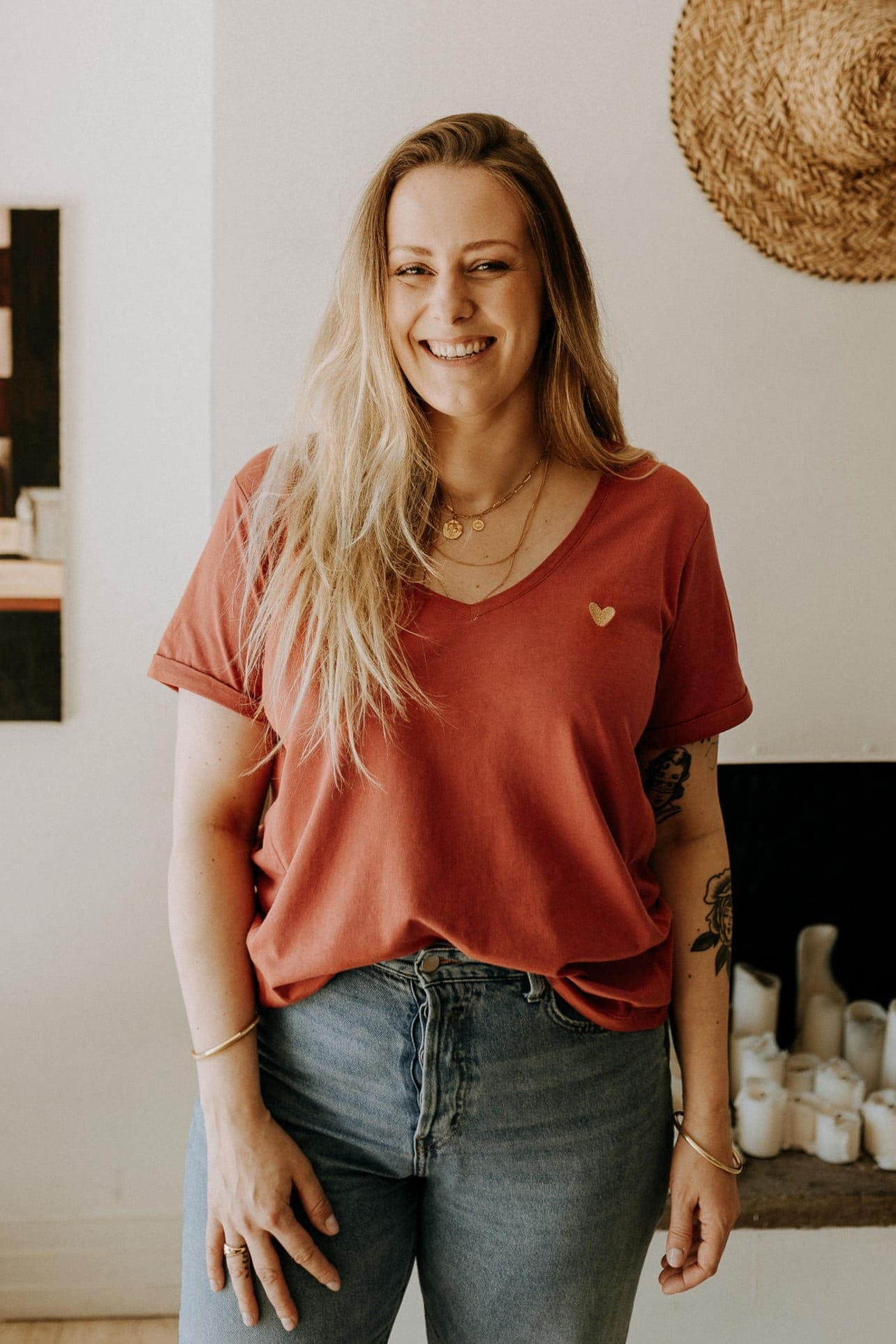 Heart of gold – T-shirt allaitement