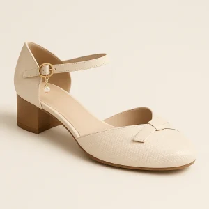 Escarpin Slingback Talon Carre