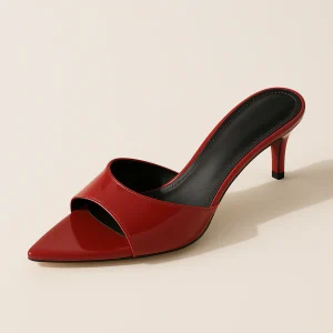 Escarpin Rouge Talon 5 cm