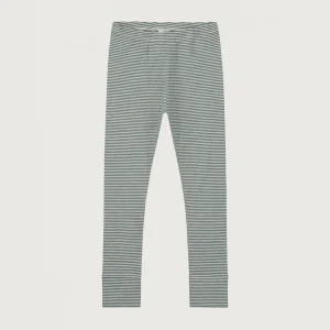 Legging Rayures bleu gris