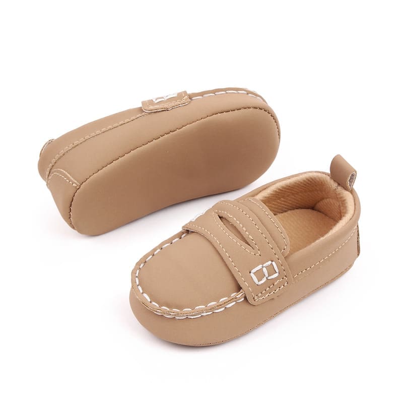 Mocassin classiques en cuir pour bébé fille – Image 3