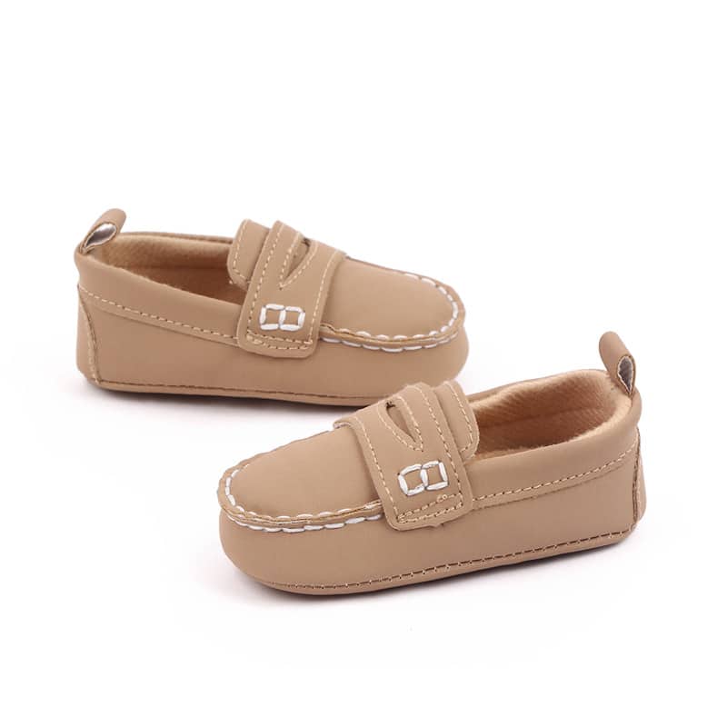 Mocassin classiques en cuir pour bébé fille – Image 6