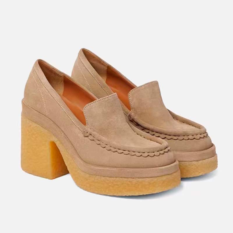 Mocassins classiques en Mocassin daim pour femmes – Image 4