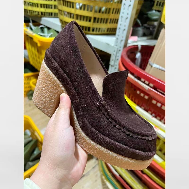 Mocassins classiques en Mocassin daim pour femmes