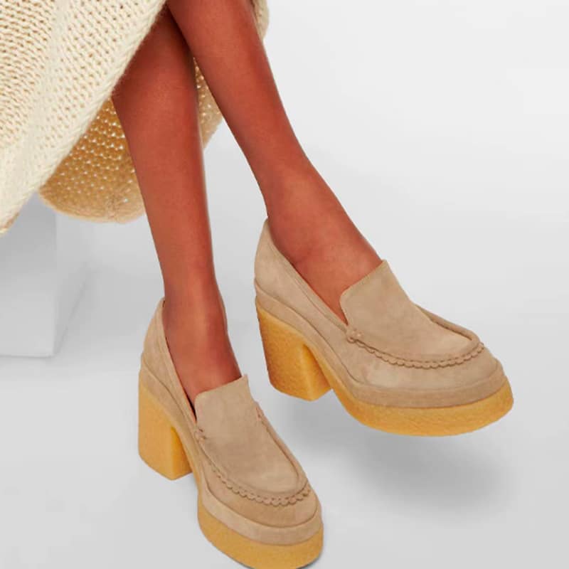 Mocassins classiques en Mocassin daim pour femmes – Image 7