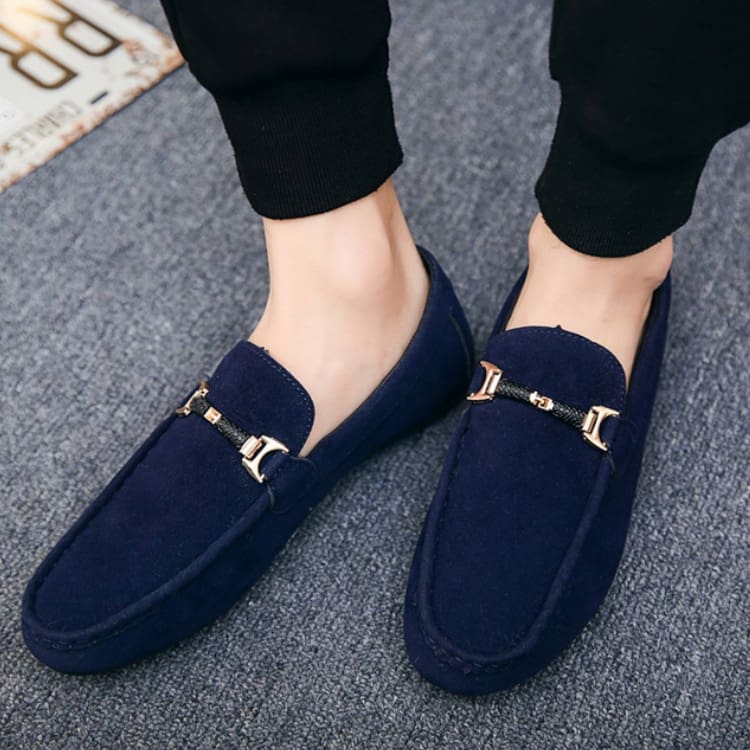 Mocassins à boucle en Mocassin daim pour hommes – Image 3