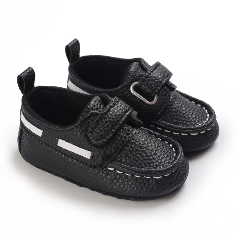 Mocassins à fermeture velcro style bateau pour bébé – Image 3