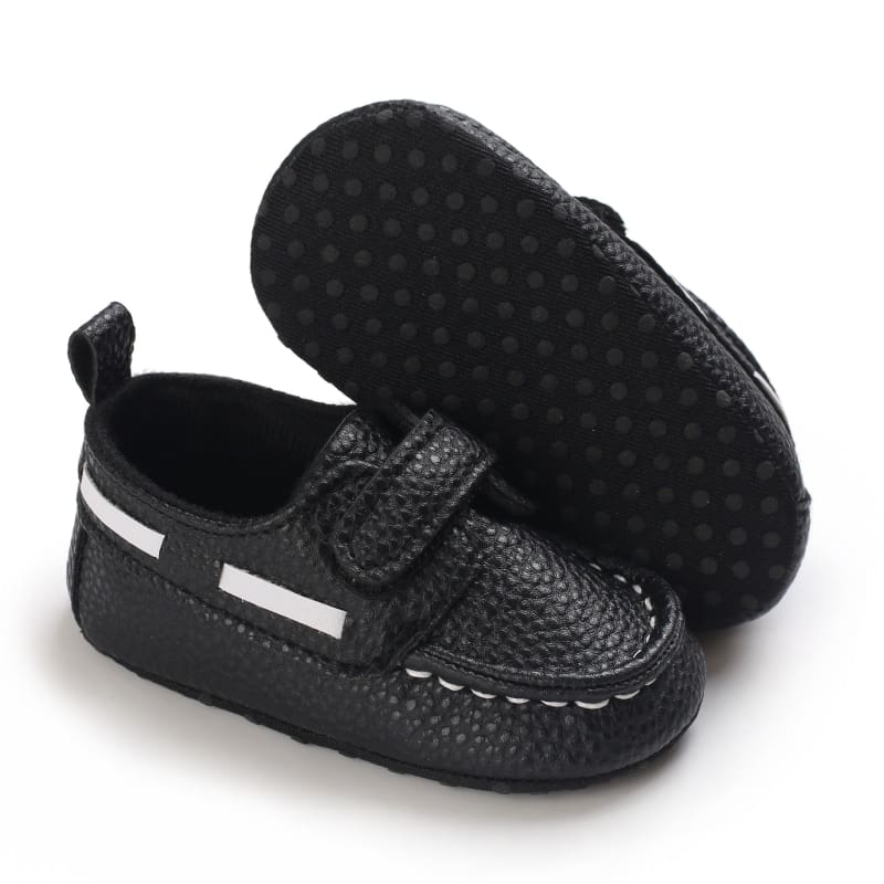 Mocassins à fermeture velcro style bateau pour bébé – Image 9