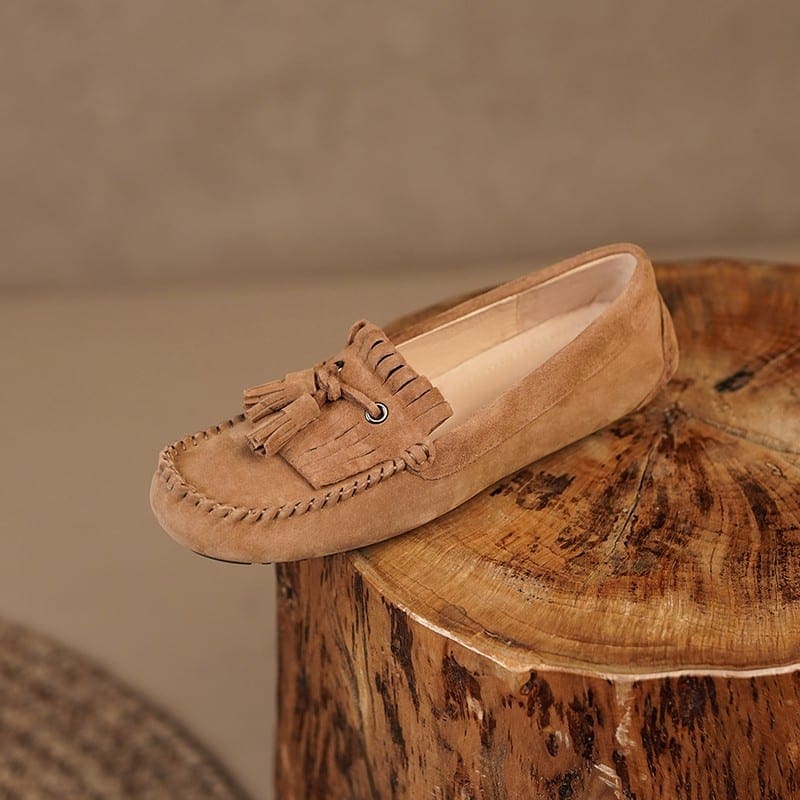 Mocassins à franges en Mocassin daim pour femme – Image 5