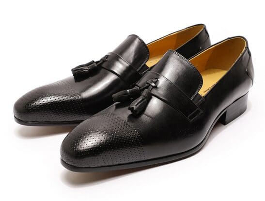 Mocassins à gland en cuir avec un design élégant pour hommes – Image 5
