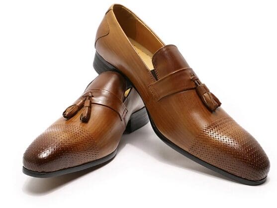 Mocassins à gland en cuir avec un design élégant pour hommes – Image 4