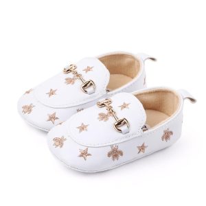 Mocassins à motif étoile pour bébé fille