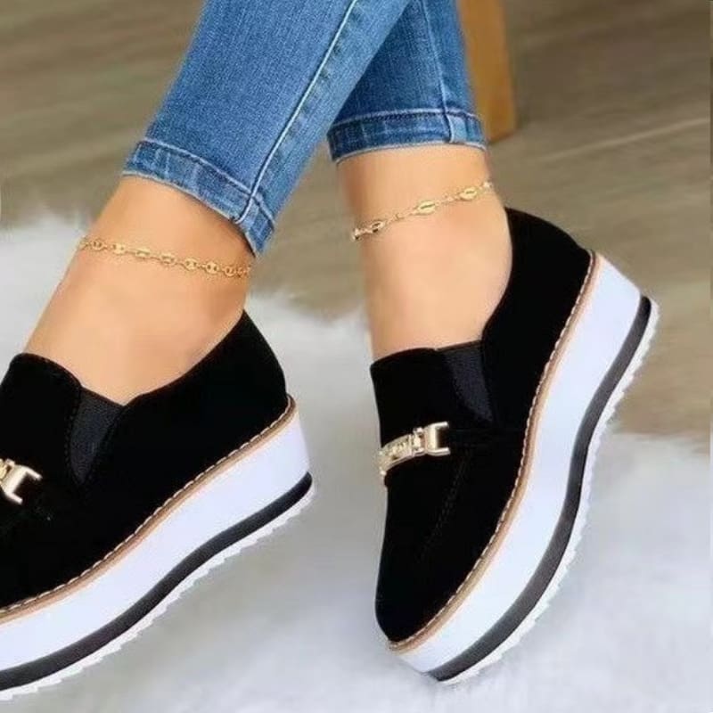 Mocassins à plateforme confortable pour femme – Image 3