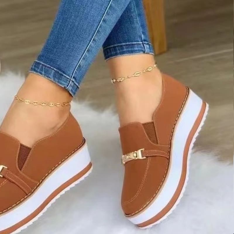 Mocassins à plateforme confortable pour femme – Image 4