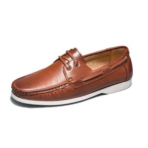 Mocassins bateau au design original pour homme