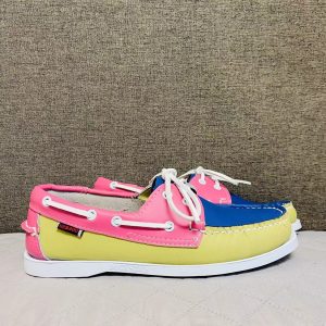 Mocassins bateau tricolores tendances pour homme