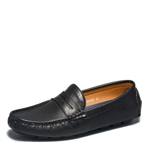 Mocassins confortable pour hommes en cuir synthétique