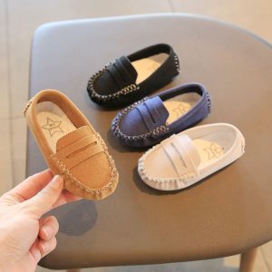 Mocassins en Mocassin daim pour garçons