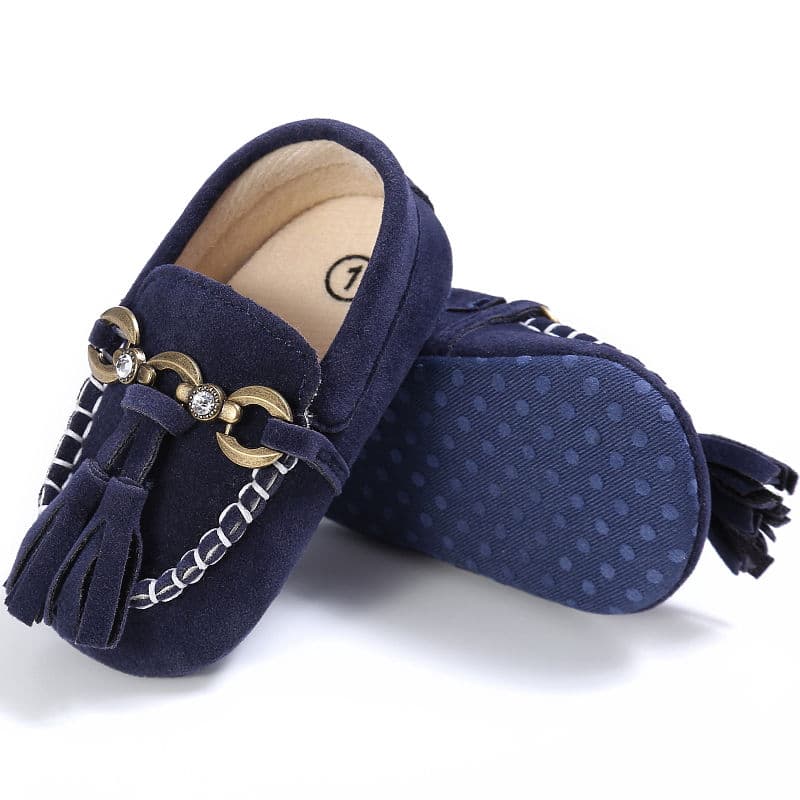 Mocassins en Mocassin daim pour bébé fille