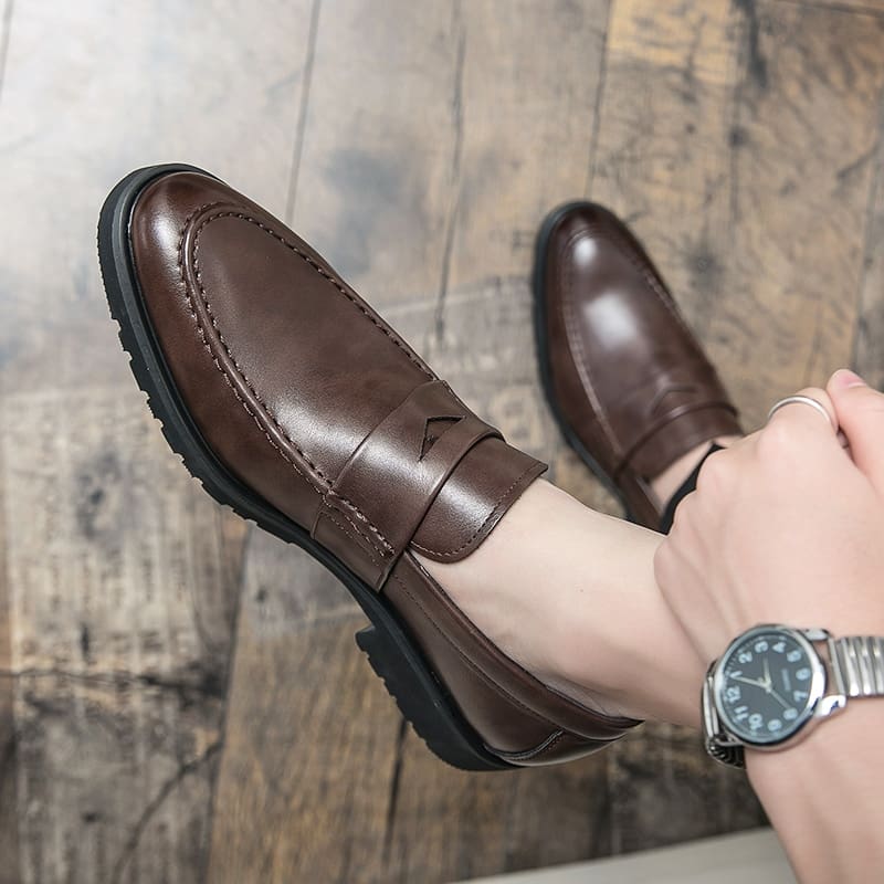 Mocassins en cuir formels pour hommes – Image 5