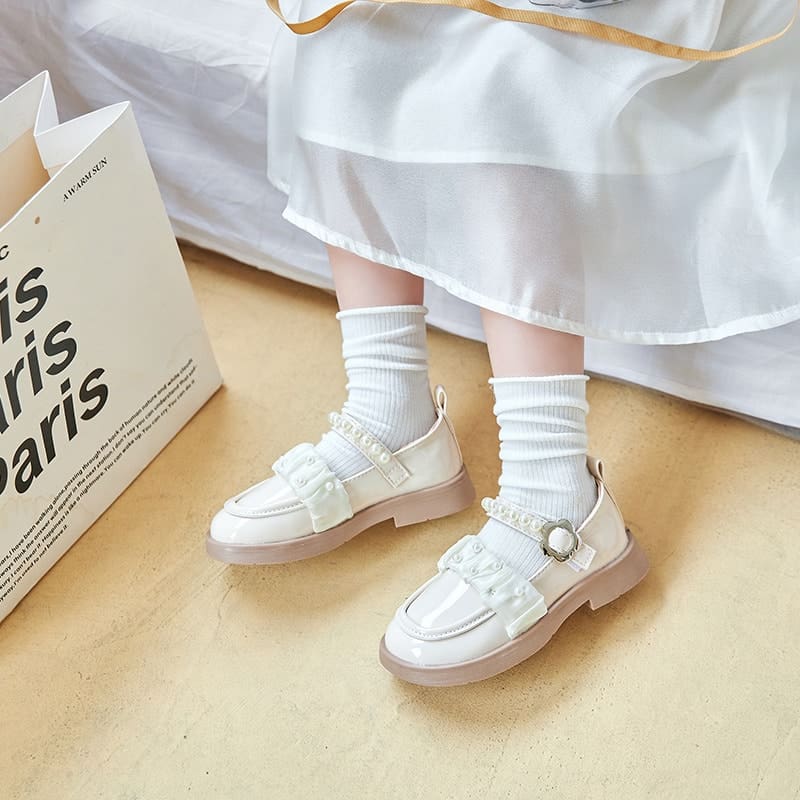 Mocassins en cuir et perles pour filles – Image 5