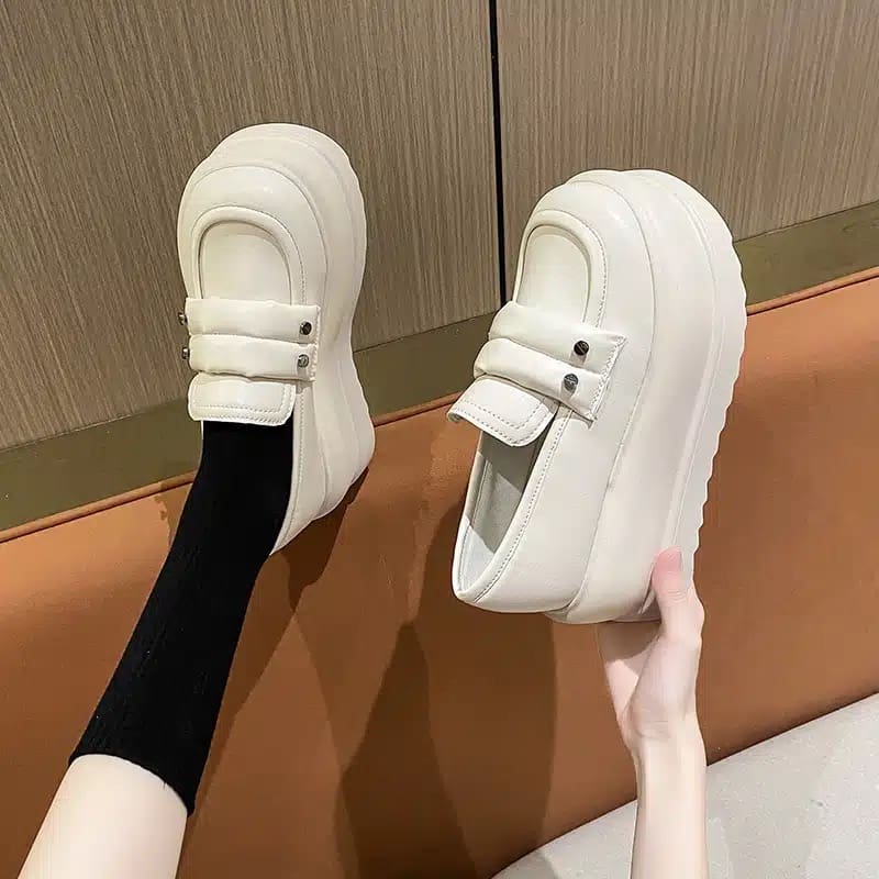 Mocassins épais à plateforme compensée pour femme – Image 3
