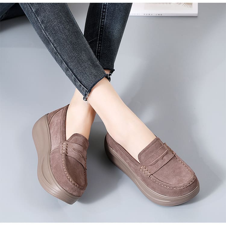 Mocassins orthopédiques à bride et semelle épaisse – Image 8