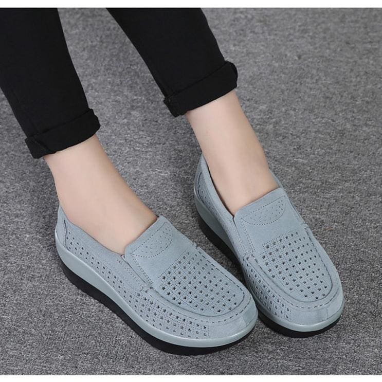 Mocassins orthopédiques à plateforme respirants – Image 2