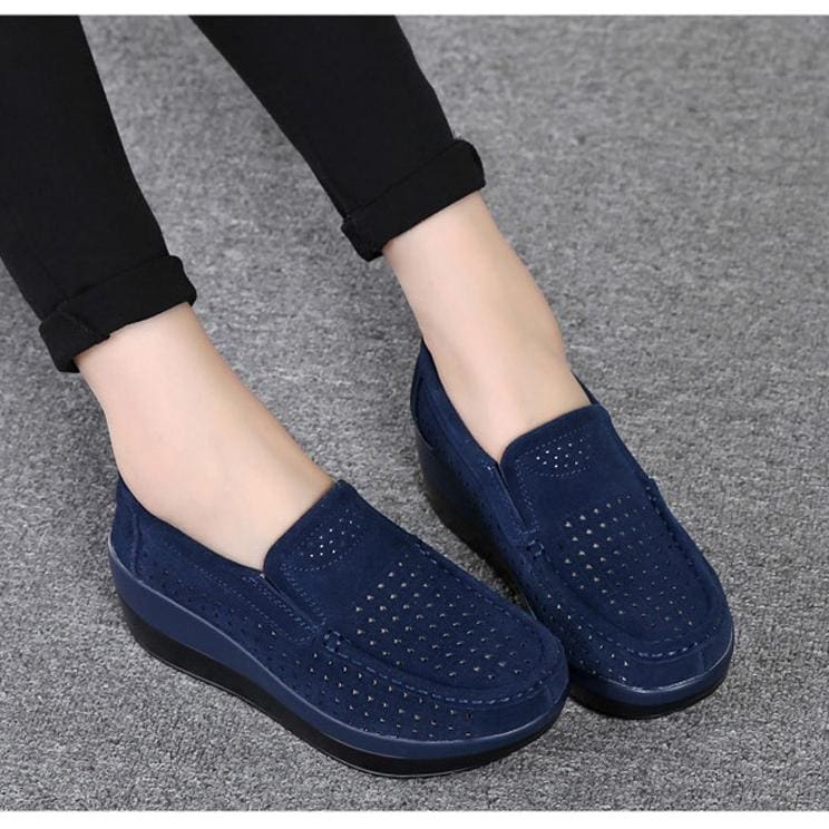 Mocassins orthopédiques à plateforme respirants – Image 3