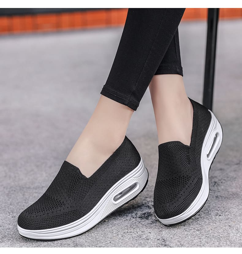 Mocassins souples respirants en Mocassin tissu pour femme – Image 8