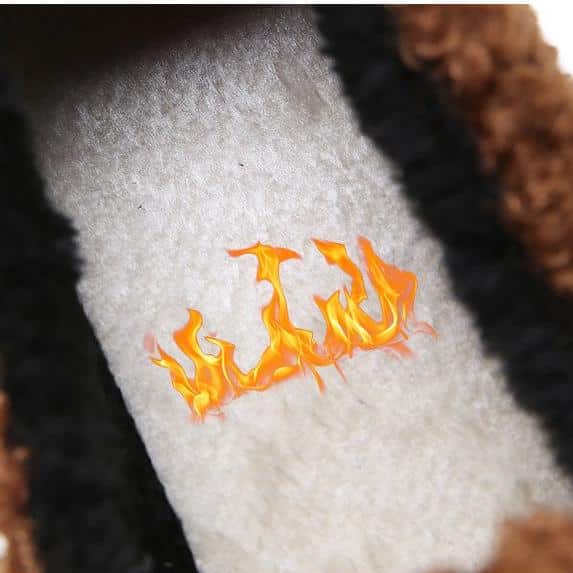 Mocassins souples d’hiver en bouclette et fourrure pour femmes – Image 6