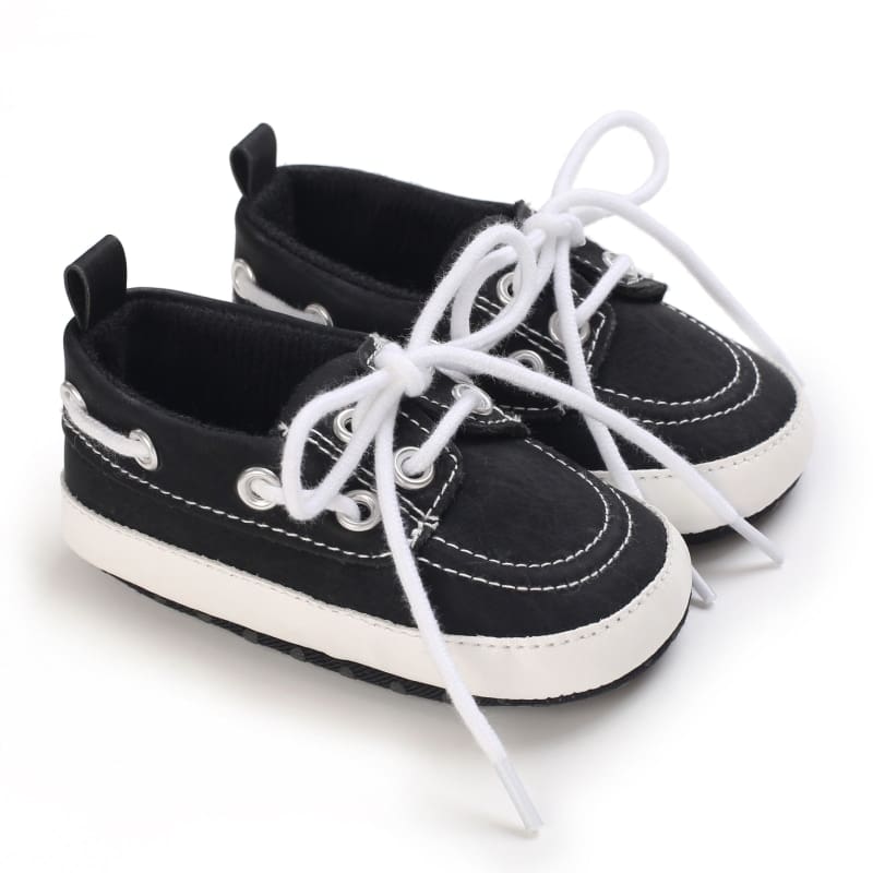 Mocassins style bateau à lacets pour bébé garçon – Image 9